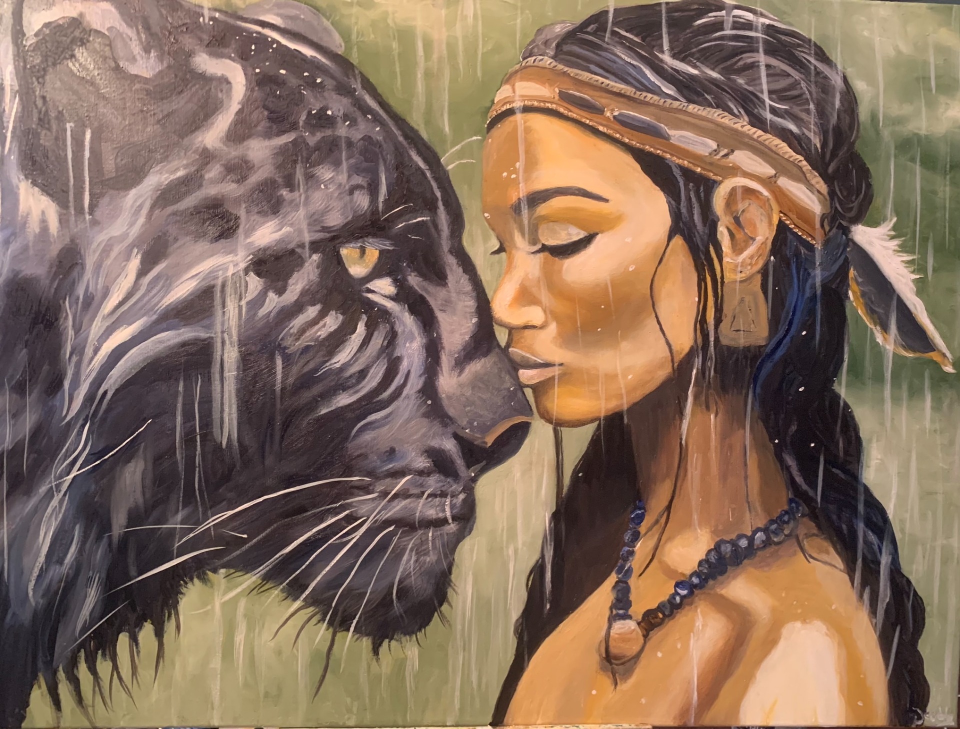 Hommage au dieu jaguar